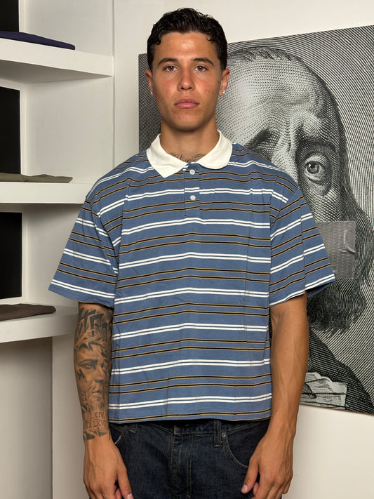 POLO CROP RIGHE